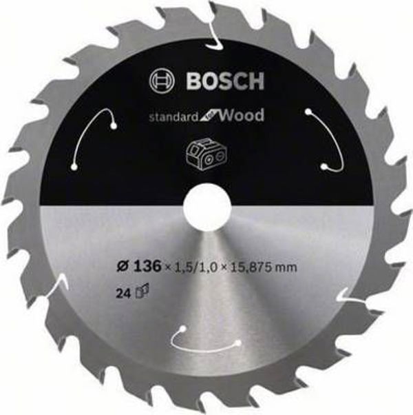 BOSCH δίσκος για ασύρματα πριόνια ξύλου 140x20x24 (2608837671)