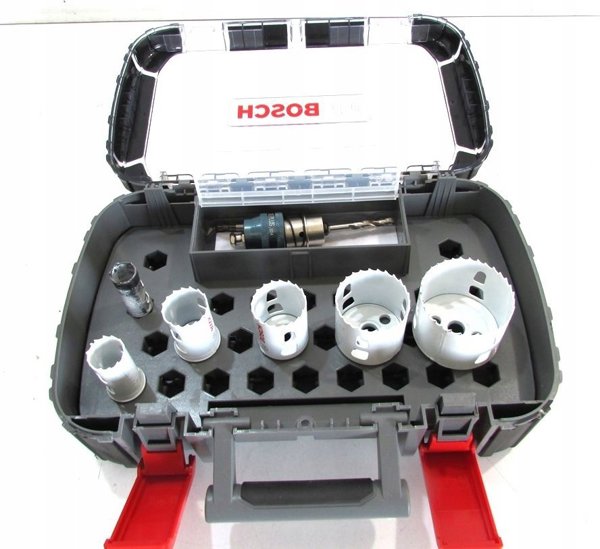 Bosch Bosch hole saw set Special for Sheet Metal Electrics, 22-64mm, 9-piece (in case)