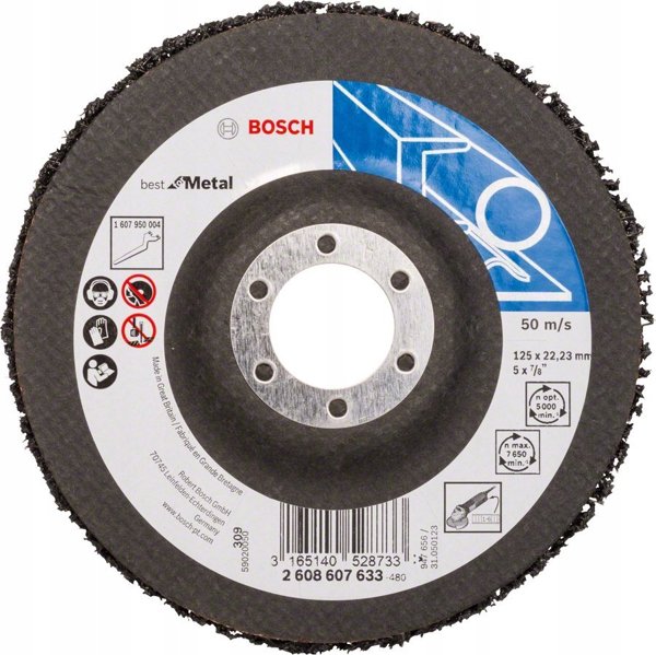Δίσκος καθαρισμού Bosch BOSCH, 125 mm, 22.23 mm, SiC 125 mm