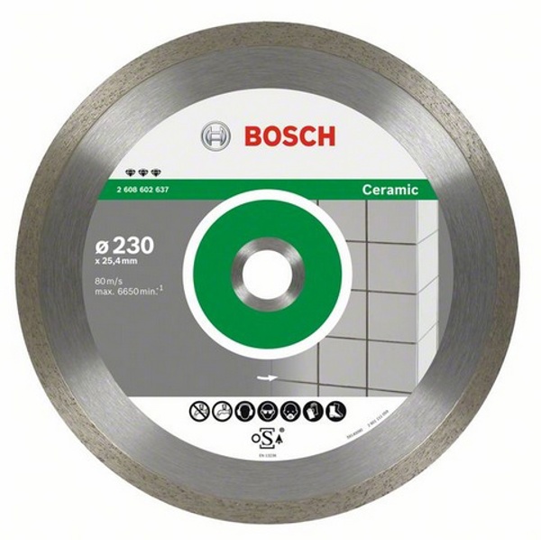 Διαμαντόδισκος Bosch Best for Ceramic 300x25,4x2,8mm 2608602639