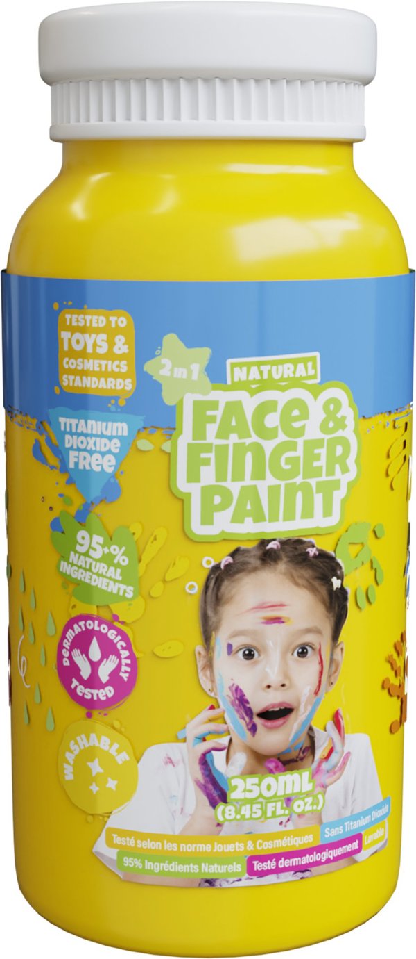 BOTI NATURAL βαφή για δάχτυλα ΚΙΤΡΙΝΟ 250ml 38585