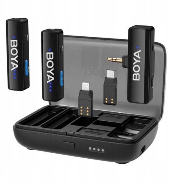 Boya BOYALINK V2.0 - 2.4G Μίνι Ασύρματο Μικρόφωνο για Κάμερα, Android, iOS συσκευές