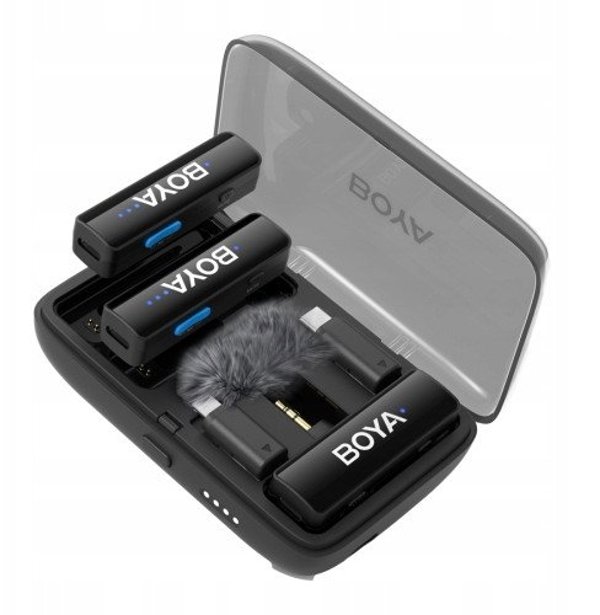 Boya BOYALINK V2.0 - 2.4G Μίνι Ασύρματο Μικρόφωνο για Κάμερα, Android, iOS συσκευές