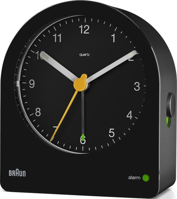 Braun BRAUN BC22 BK quartz alarm clock black