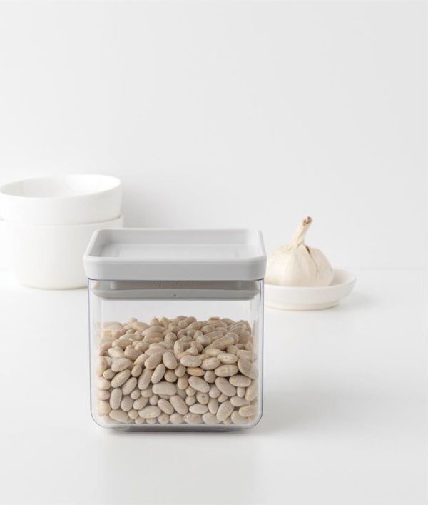 Τετράγωνο δοχείο Brabantia Tasty+ 0,7l ανοιχτό γκρι 122446