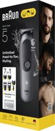 Braun 7-in-1 Grooming Kit | All-in-One Kit Series 5 AIO5520 | Cordless | Number of length steps 14 | Black