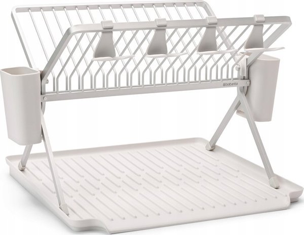 Brabantia Brabantia Πτυσσόμενη σχάρα στεγνώματος πιάτων Μεγάλο σκούρο ανοιχτό γκρι 13332727 8710755139444
