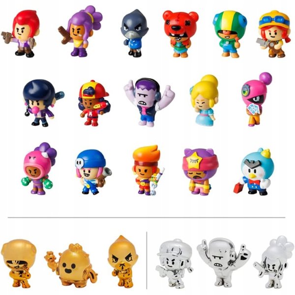 BRAWL STARS Figures 5-pack Series 1, 5 cm