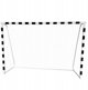 LeanToys Προπονητικό Τέρμα Ποδοσφαίρου 300x200x110cm με Τετράγωνο Πλαίσιο