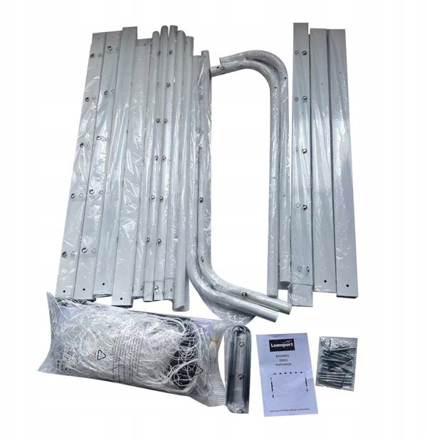 LeanToys Προπονητικό Τέρμα Ποδοσφαίρου 300x200x110cm με Τετράγωνο Πλαίσιο