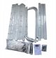 LeanToys Προπονητικό Τέρμα Ποδοσφαίρου 300x200x110cm με Τετράγωνο Πλαίσιο