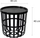 Branq Τραπέζι Zen μαύρο Branq 1850