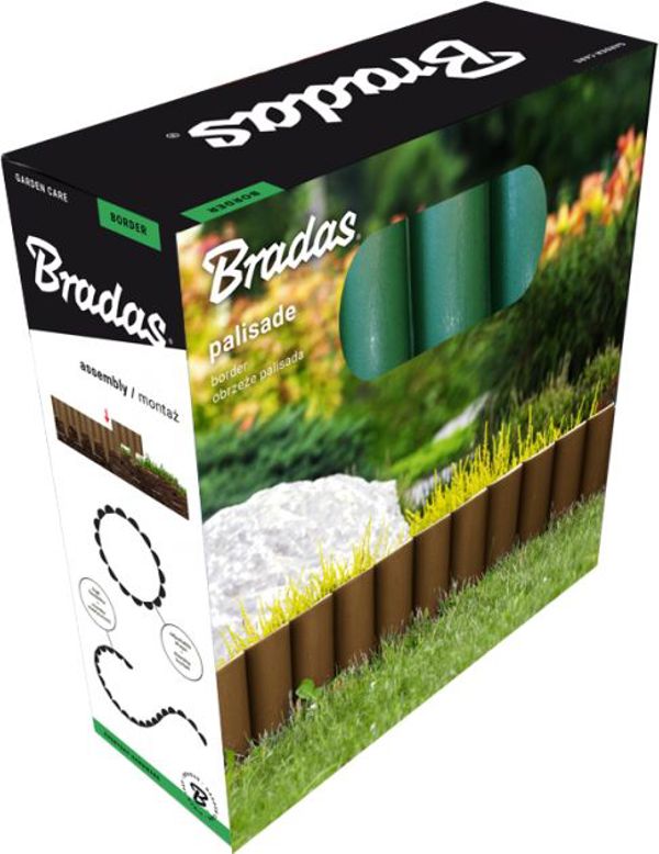 Bradas Περιθώριο παγίδας PALGARDEN 2,5μ πράσινο 3842
