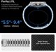Spigen Modern Fit Band Μπρασελέ για Samsung Galaxy Watch 8 / Classic 40/44/46mm, Ασημί