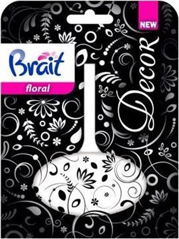 Brait Διακοσμητικό Τουαλέτας Decor 1-Φάσης για WC Floral 40g