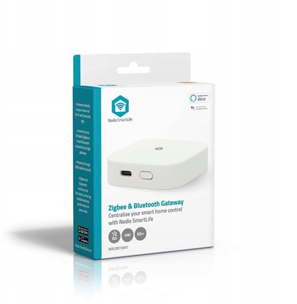 Bramka sieciowa Nedis Zigbee 3.0 USB WIFIZBT10WT