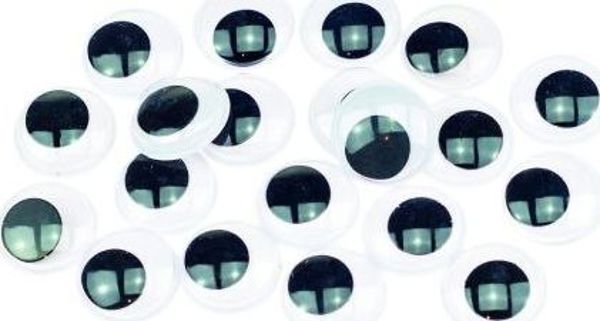 Brewis Κινούμενα Μάτια Για Χειροτεχνίες RO12, 20mm, 20τμχ