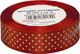 Brewis Σατέν Κορδέλα με Πουά, 25mm, WSK25-161, Διακοσμητική Κορδέλα Υφασμάτινη
