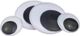 Brewis Κινούμενα Μάτια Χειροτεχνίας RO27, 30mm & 50mm, Αυτοκόλλητα, 1 Σετ