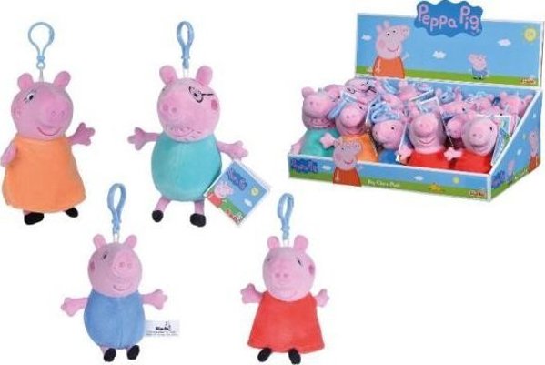 Simba Μπρελόκ Peppa Pig 16cm - Βελούδινο Παιχνίδι