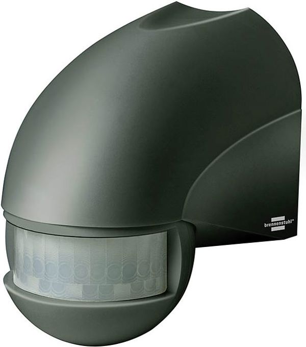 Ανιχνευτής κίνησης υπερύθρων PIR 180 μοιρών IP44 12m ανθρακί (1171900) BRENNENSTUHL