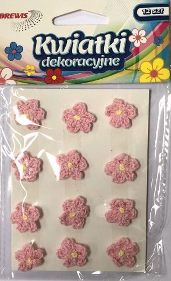 Διακοσμητικά Λουλούδια Brewis 18mm, Ανοιχτό Ροζ, Κωδικός K18-4