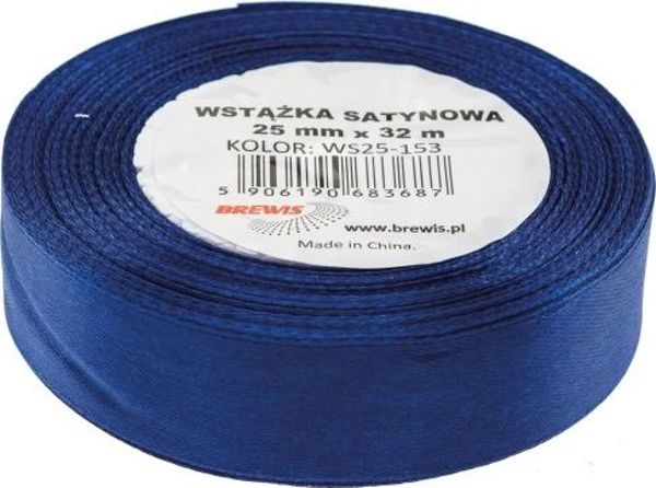 Σατέν Κορδέλα Brewis 153 Navy Blue, 25mm/32mm