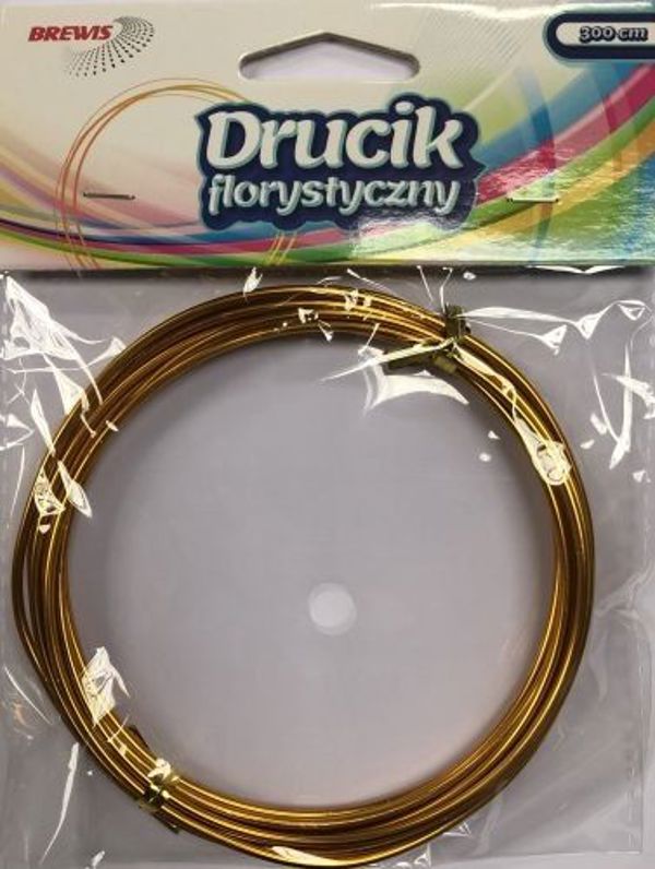 Brewis Ανθιστικό Σύρμα DF1, 3m, Χρώμα Χρυσό