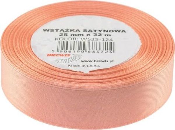 BREWIS BREWIS σατέν κορδέλα 25mm/32mm χρώμα 124 σομόν Brewis