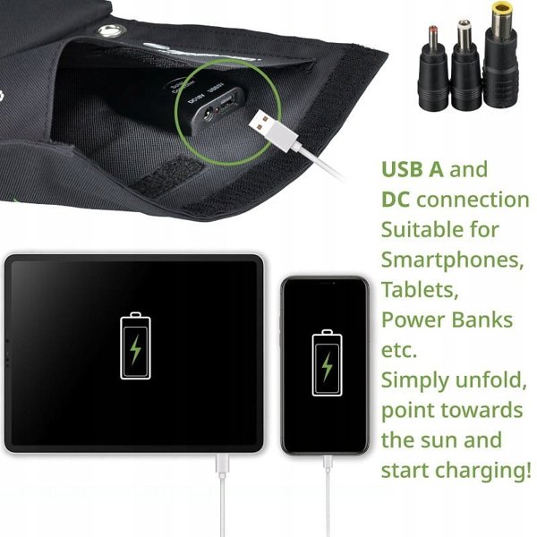 Bresser Mobile Solar Panel 21W with USB