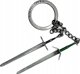 Μπρελόκ Good Loot The Witcher 3 Geralt Two Swords Keychain