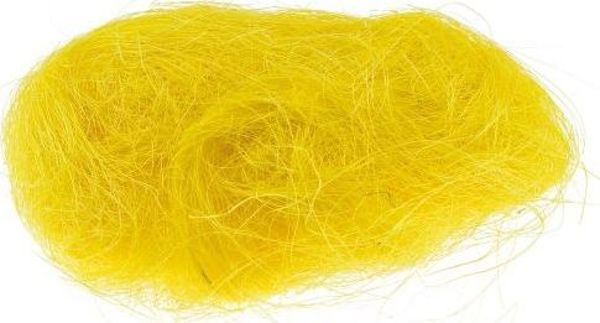 Brewis Σχοινί Σιζάλ 30g, Κίτρινο S3, Φυσικό Υλικό για Χειροτεχνίες και Διακόσμηση
