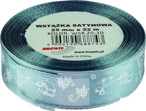 BREWIS BREWIS Χριστουγεννιάτικη σατέν κορδέλα 25mm x 22m χρώμα 10 Brewis 8131161 5906190688743