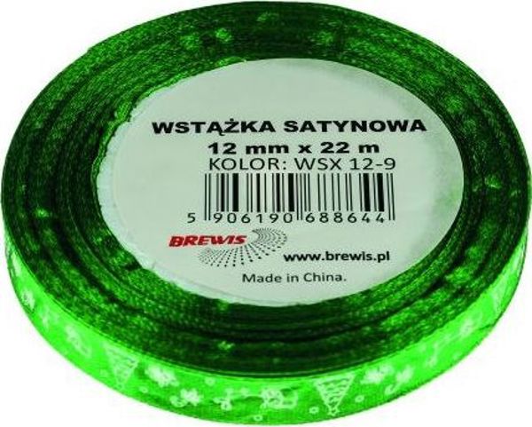 BREWIS BREWIS Χριστουγεννιάτικη σατέν κορδέλα 25mm x 22m χρώμα 9 Brewis 8131166 5906190688736