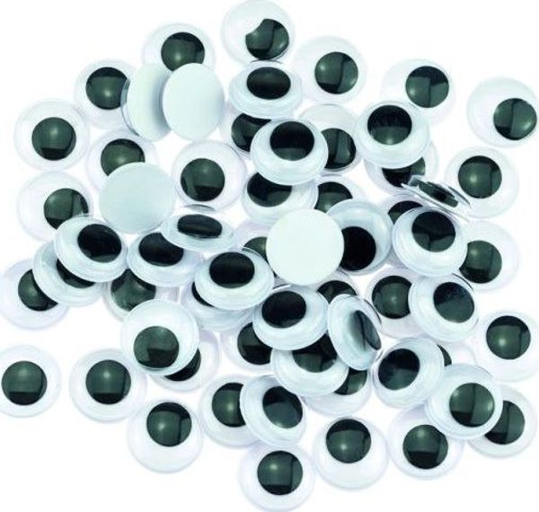 Brewis Κινούμενα Μάτια Χειροτεχνίας RO6, 14mm, 60 Τεμάχια