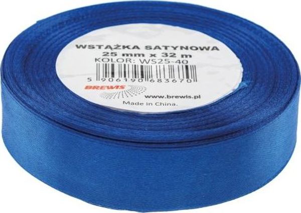 Σατέν Κορδέλα Brewis 25mm/32mm, Έγχρωμη, Υψηλής Ποιότητας για Χειροτεχνίες