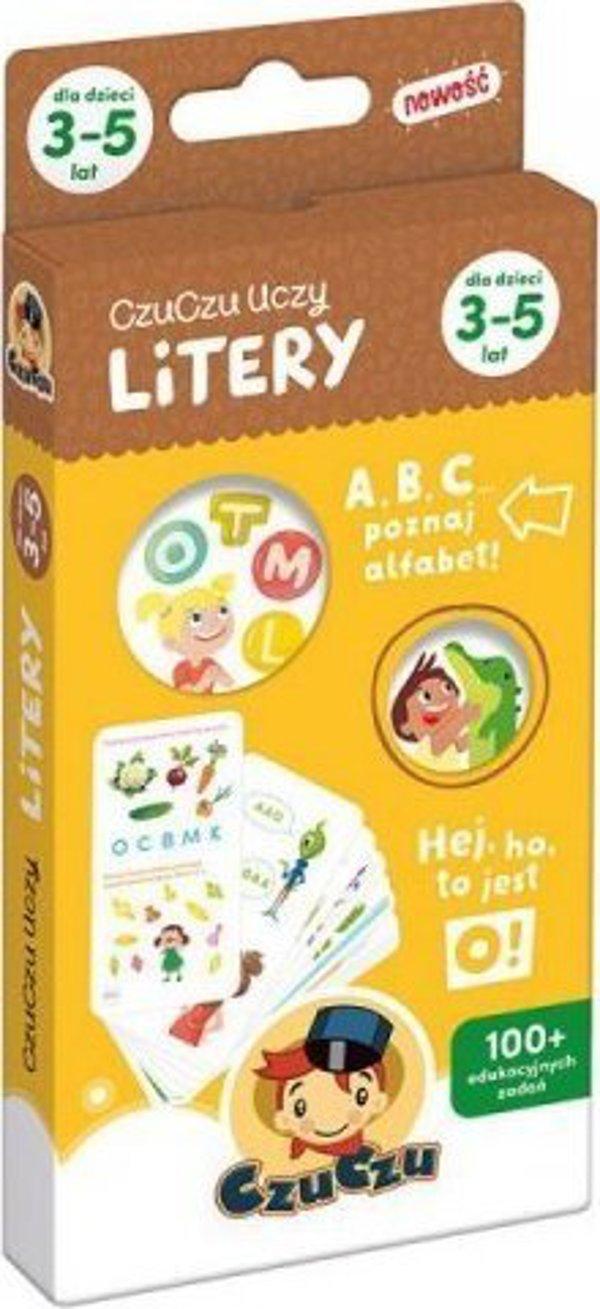 Bright Junior Media CzuCzu Uczy - Εκπαιδευτικό Βιβλίο Γράμματα, Για Παιδιά Προσχολικής Ηλικίας, 9788366762381