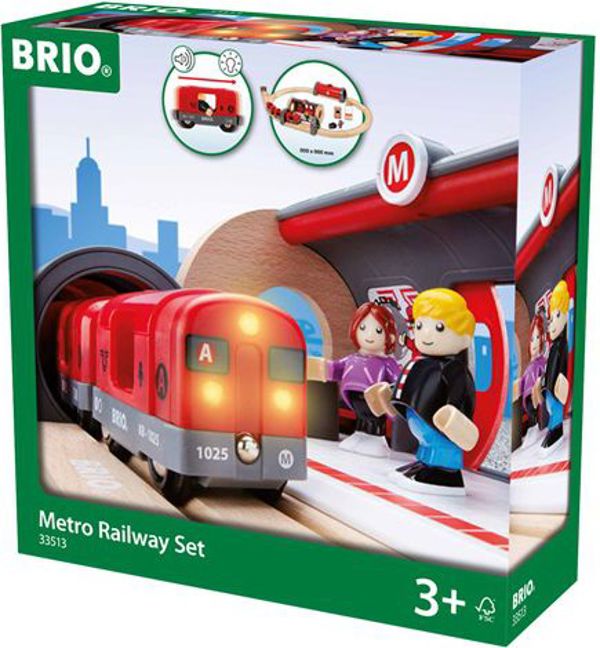 Σετ Σιδηροδρόμου Brio Metro (33513) 1000936 7312350335132