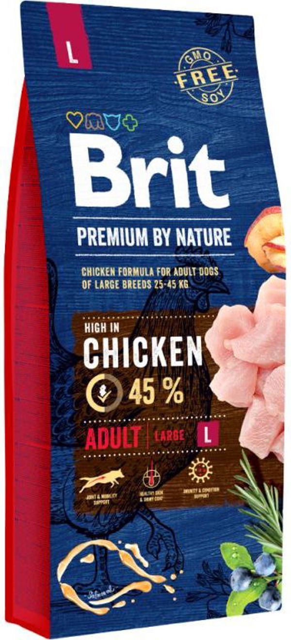 Brit Premium By Nature Adult L Large 15kg