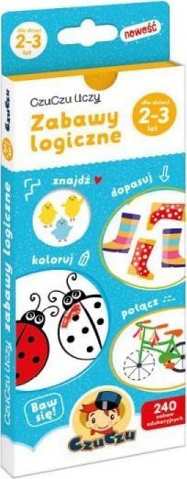 Bright Junior Media CzuCzu Μαθαίνει Λογικά Παιχνίδια για παιδιά από 2-3 ετών