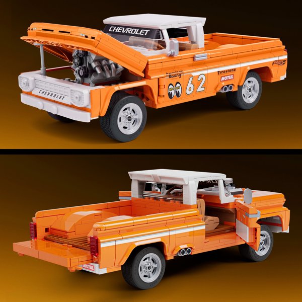 Brick Shop Hot Wheels Elite Series Custom 62 Chevy Pickup JFW70 JFT20