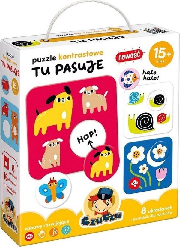 Bright Junior Media CzuCzu Παζλ Αντίθεσης Εδώ Ταιριάζει – Εκπαιδευτικό Παιχνίδι για Παιδιά 1+ Ετών