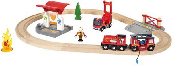 Σετ Πυροσβεστών Brio Kolejka Straz Pozarna (33815)
