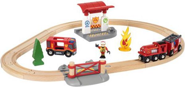 Σετ Πυροσβεστών Brio Kolejka Straz Pozarna (33815)