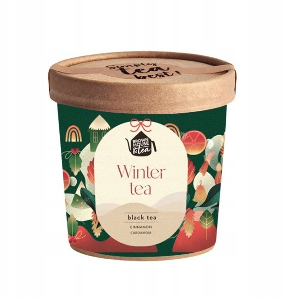Brown House & Tea - Winter tea - Χειμωνιάτικο τσάι - Herbata sypana 50g