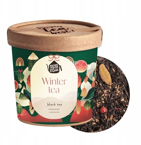 Brown House & Tea - Winter tea - Χειμωνιάτικο τσάι - Herbata sypana 50g