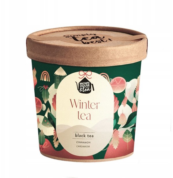 Brown House & Tea - Winter tea - Χειμωνιάτικο τσάι - Herbata sypana 50g