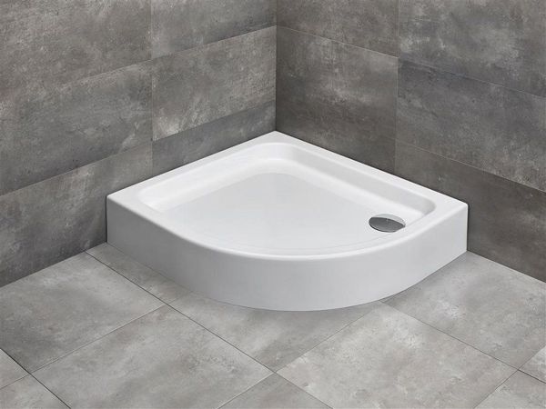 Ημι-κυκλική γωνιακή ντουζιέρα Radaway Sirios E 90 cm x 80 cm (SBE8917-1L)