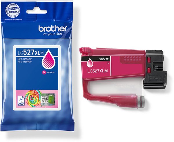 Μελανοδοχείο Inkjet Υψηλής Απόδοσης Magenta Brother LC527XLM | Brother