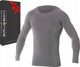 Brubeck LS11600 Ανδρικό μπλουζάκι με μακρύ μανίκι COMFORT WOOL σκούρο γκρι XL